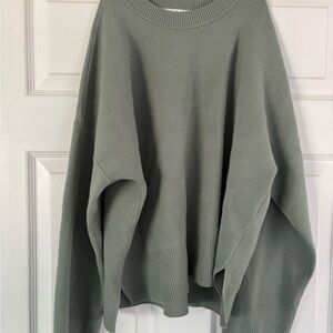Abercrombie & fitch knit sweater green/blue